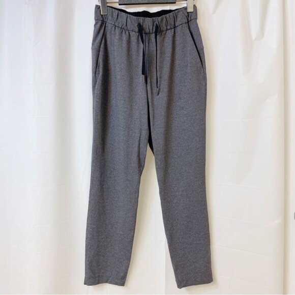 Lululemon On The Fly Pant 27" Heathered Black Size 4 - Picture 1 of 7